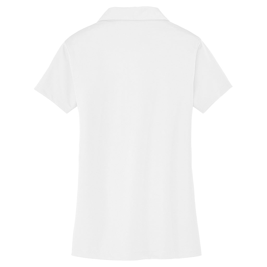 Port Authority Women's White Tech Pique Polo