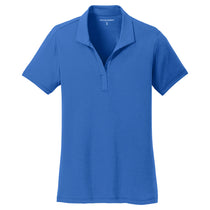 Port Authority Strong Blue Cotton Touch Performance Polo