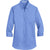 Port Authority Women's Ultramarine Blue 3/4-Sleeve SuperPro Twill Shirt