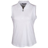 Cutter & Buck Women's White Forge Sleeveless Polo