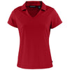 Cutter & Buck Women's Cardinal Red Daybreak Eco Recycled V-neck Polo