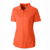 Cutter & Buck Women's College Orange DryTec S/S Northgate Polo