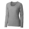 Cutter & Buck Women's Athletic Grey Broadview Scoop Neck Sweater