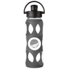 Lifefactory Carbon 22 oz Glass Water Bottle