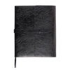 Sorento Black Refillable Journal with Business Card Organizer