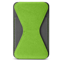 Leeman Green-Lime Tuscany Magnetic Card Holder Phone Stand