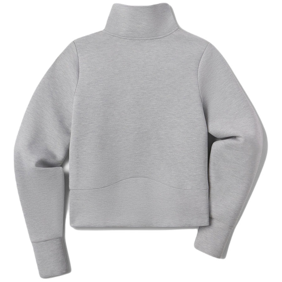 UNRL Women's Heather Grey LuxBreak Half-Zip Pullover