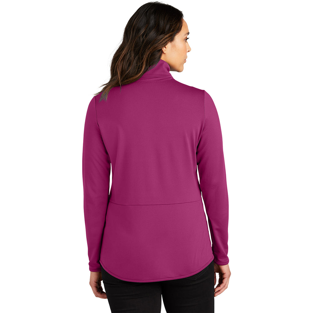 Port Authority Women's Wine Accord Stretch Fleece Full-Zip