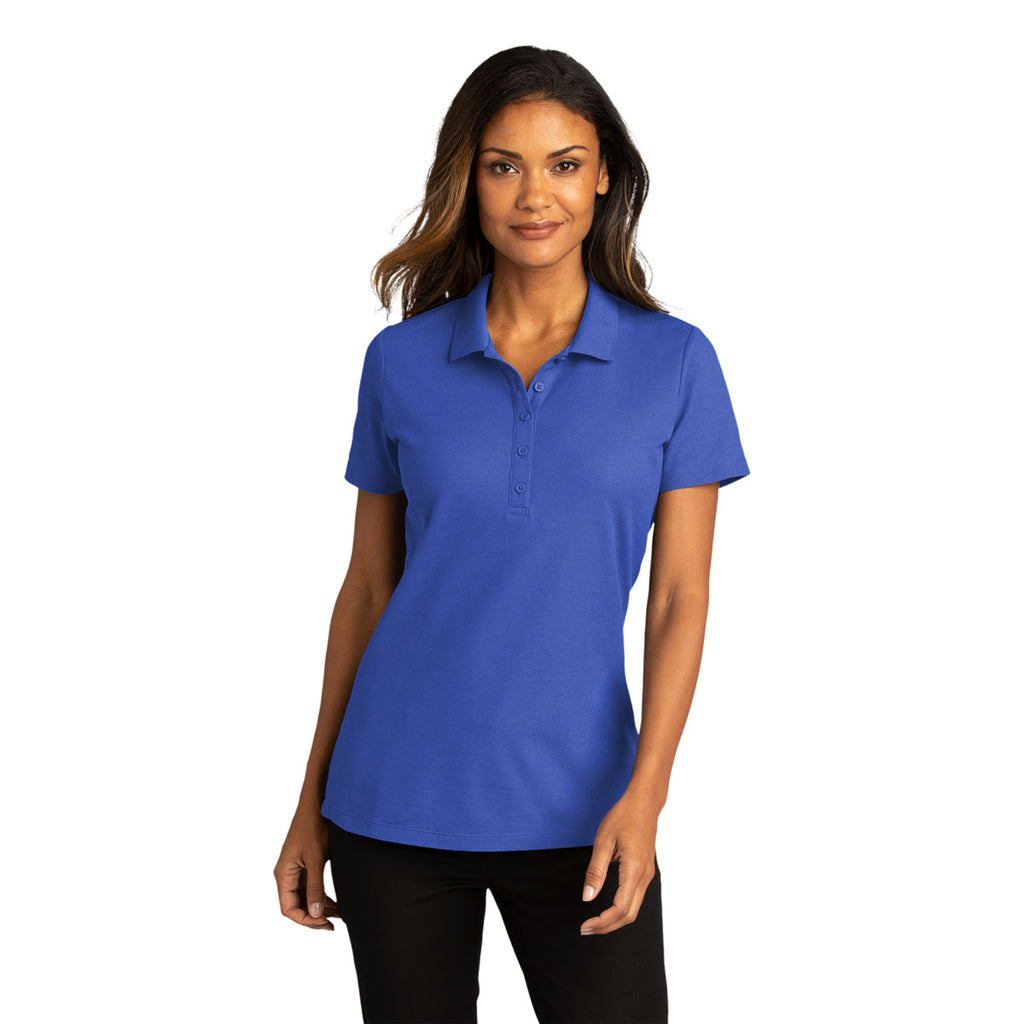 Port Authority Women's True Royal SuperPro React Polo