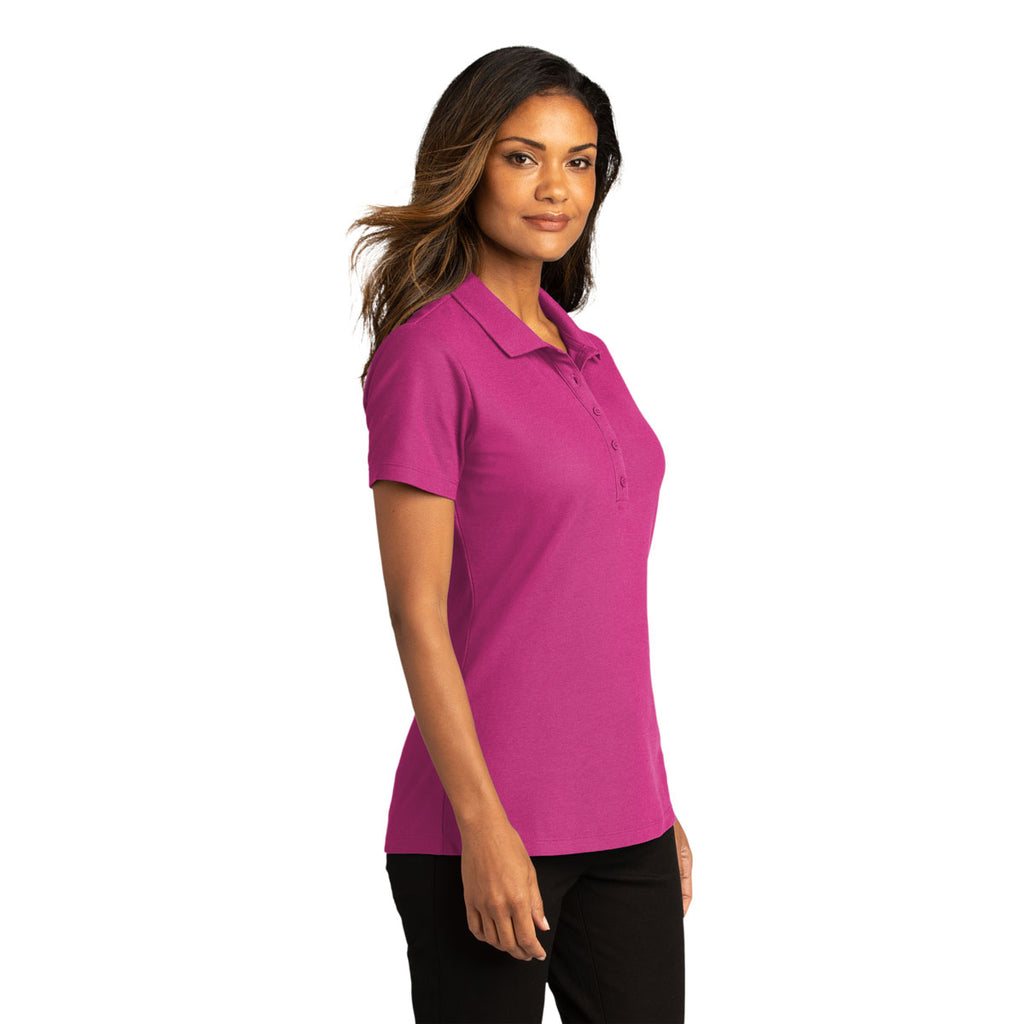 Port Authority Women's Wild Berry SuperPro React Polo