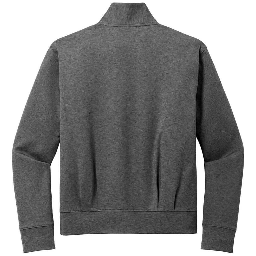 Port Authority Women's Grey Steel Heather C-FREE Double Knit Full-Zip