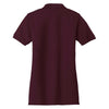 Port & Company Women's Athletic Maroon Core Blend Pique Polo