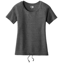 New Era Women's Dark Graphite Tri-Blend Performance Cinch Tee
