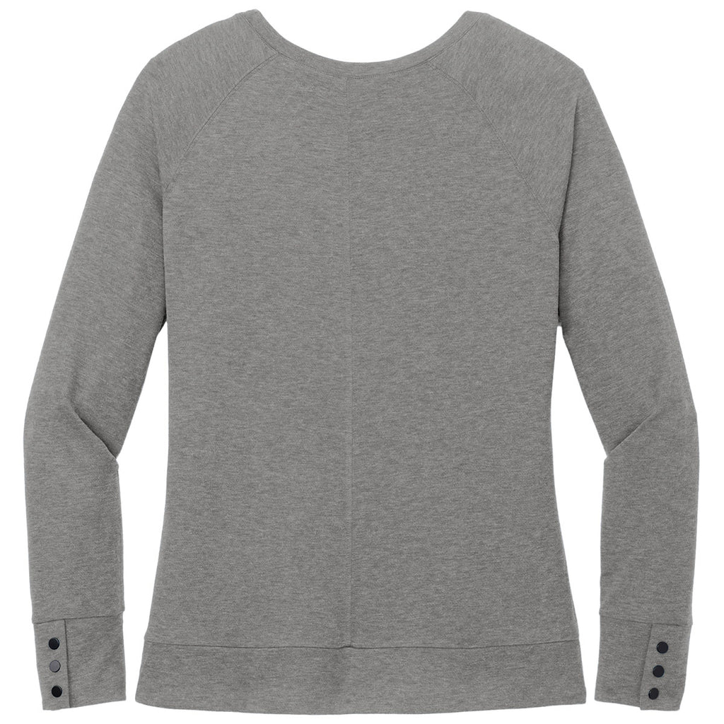 OGIO Women's Gear Grey Command Long Sleeve Scoop Neck