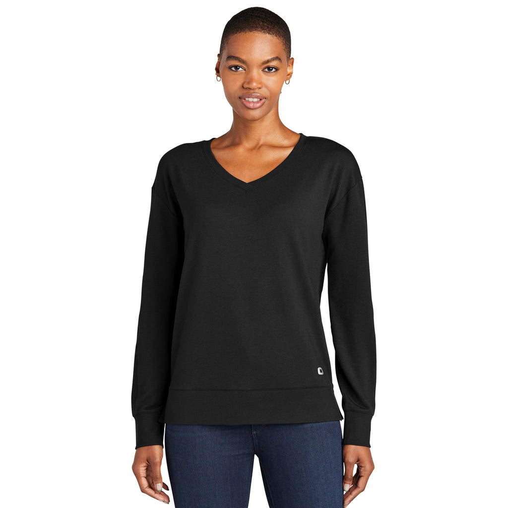 OGIO Women's Blacktop Luuma Flex Long Sleeve V-Neck