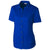 Clique Women's Cobalt Short Sleeve Avesta Stain Resistant Twill
