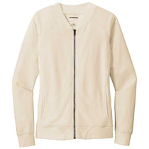 Sport-Tek Women's Ecru Lightweight French Terry Bomber