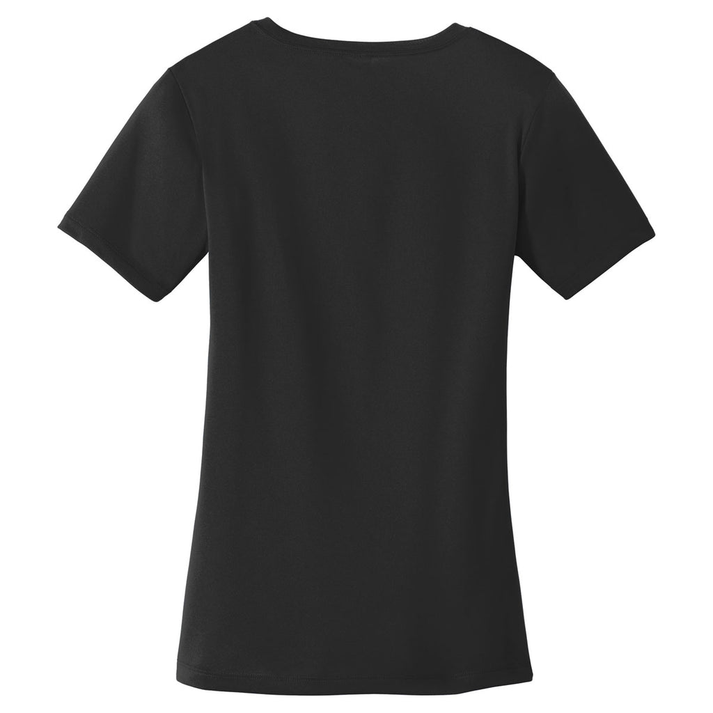 Sport-Tek Women's Black PosiCharge Tough Tee