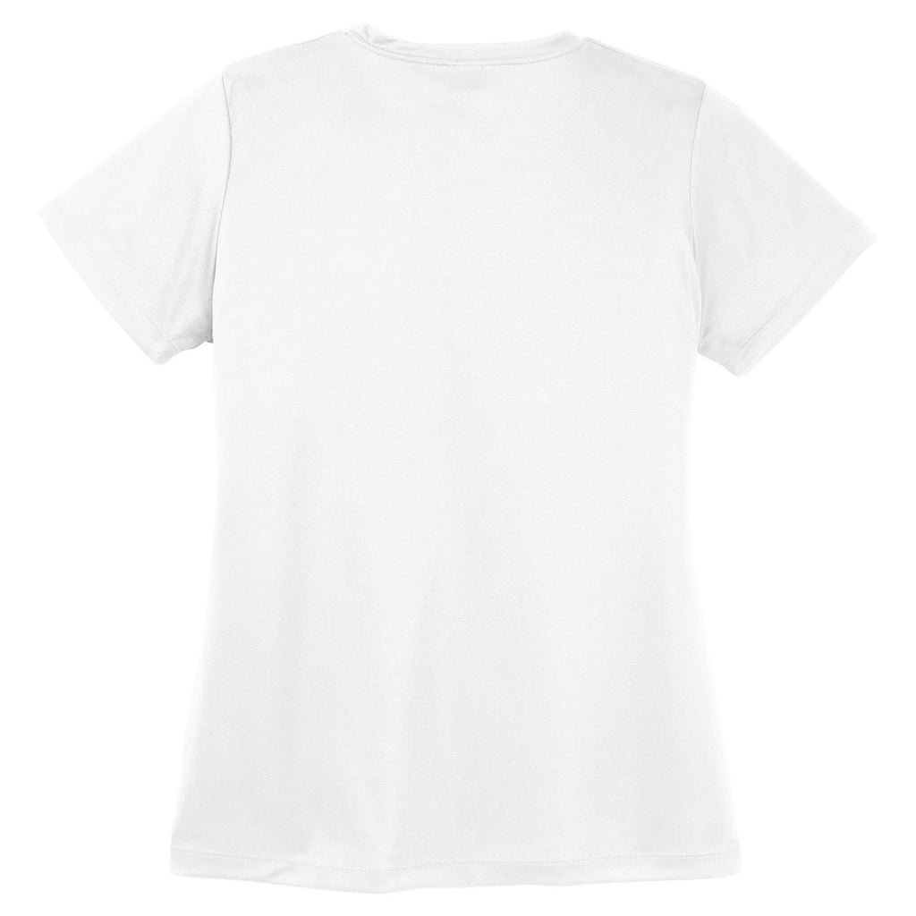 Sport-Tek Women's White PosiCharge Competitor Tee