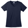 Sport-Tek Women's True Navy PosiCharge Competitor V-Neck Tee