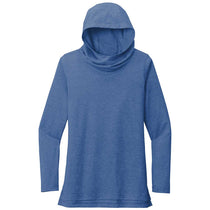 Sport-Tek Women's True Royal Heather Posicharge Tri-Blend Wicking Long Sleeve Hoodie