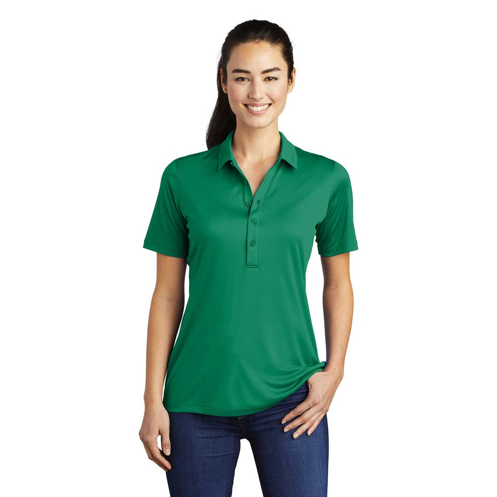 Sport-Tek Women's Kelly Green Posi-UV Pro Polo