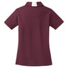 Sport-Tek Women's Maroon/White Side Blocked Micropique Sport-Wick Polo