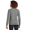 Sport-Tek Women's Charcoal Grey Sport-Wick Stretch Full-Zip Cadet Jacket