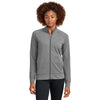 Sport-Tek Women's Charcoal Grey Heather Sport-Wick Stretch Full-Zip Cadet Jacket