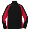 Sport-Tek Women's Black/True Red Colorblock Soft Shell Jacket