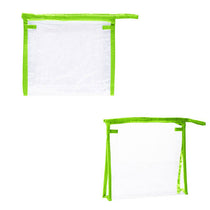 Primeline Lime Green Quart Size PVC Travel Amenities Case