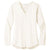 Port Authority Women's Ivory Chiffon Long Sleeve Button-Front Blouse