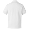 Harriton Men's White Charge Snag and Soil Protect Polo