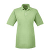 Harriton Men's Lime 5.6 oz. Easy Blend Polo