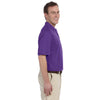 Harriton Men's Team Purple 5.6 oz. Easy Blend Polo