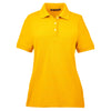 Harriton Women's Sunray Yellow 5.6 oz. Easy Blend Polo