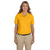 Harriton Women's Sunray Yellow 5.6 oz. Easy Blend Polo
