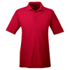 Harriton Men's Red 5 oz. Blend-Tek Polo