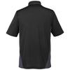Harriton Men's Black/ Dark Charcoal Tall Flash Snag Protection Plus Colorblock Polo