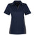 Harriton Women's Dark Navy/ Dark Charcoal Flash Snag Protection Plus Colorblock Polo