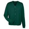 Harriton Men's Hunter Pilbloc V-Neck Button Cardigan Sweater