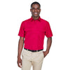 Harriton Men's Red Key West Short-Sleeve Performance Staff Shirt