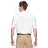 Harriton Men's White Key West Short-Sleeve Performance Staff Shirt