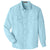 Harriton Men's Cloud Blue Key West Long-Sleeve Performance Staff Shirt