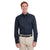 Harriton Men's Dark Navy Tall Foundation 100% Cotton Long-Sleeve Twill Shirt with Teflon