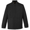 Harriton Men's Black Dockside Insulated Utility Jacket