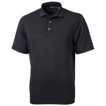 Cutter & Buck Men's Black Virtue Eco Pique Recycled Polo