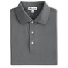 Peter Millar Men's Iron Solid Stretch Jersey Polo with Knit Collar