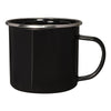 Jetline Black 16.9 oz Iron & Stainless Steel Log Cabin Mug