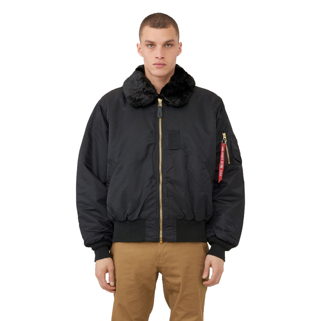 Alpha Industries Men's Black B-15 Flight Jacket